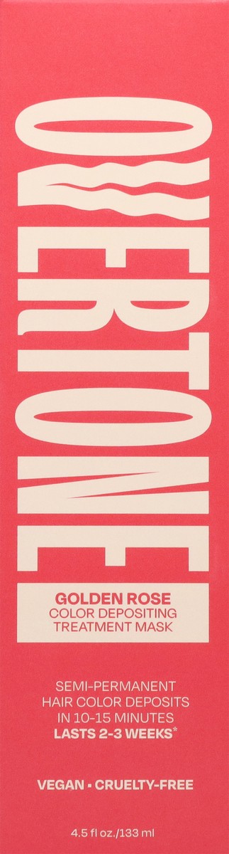 slide 6 of 12, Overtone Golden Rose Color Depositing Treatment Mask 4.5 fl oz, 4.5 fl oz