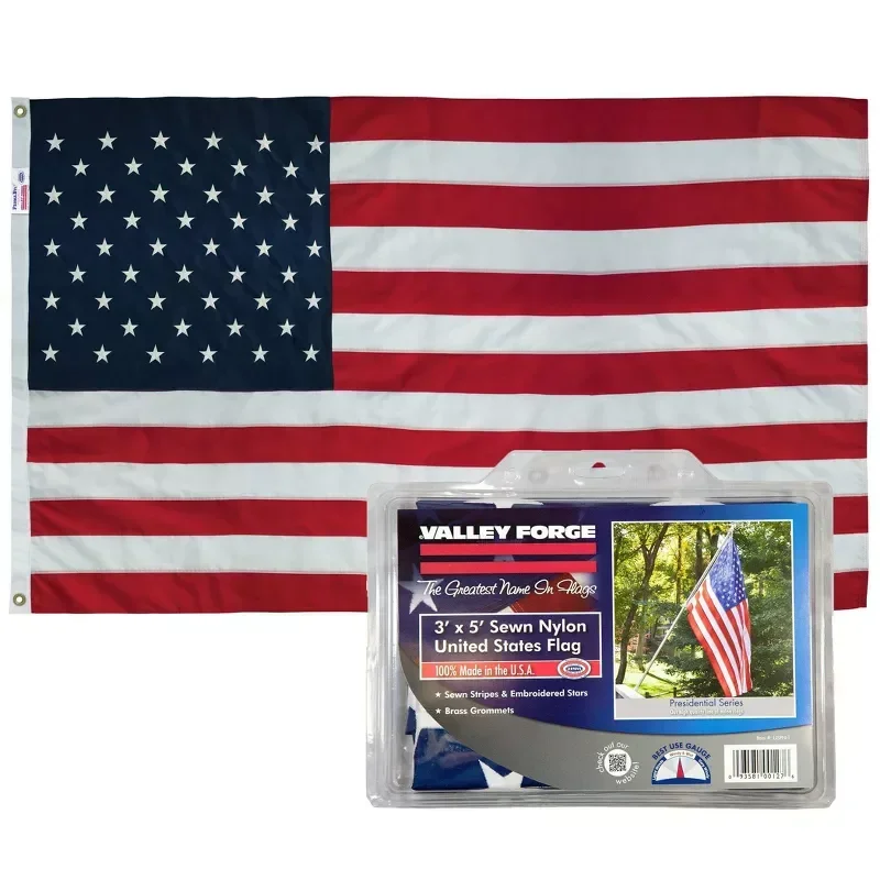 slide 1 of 5, Valley Forge Flag 60"x36" Nylon Flag, 1 ct