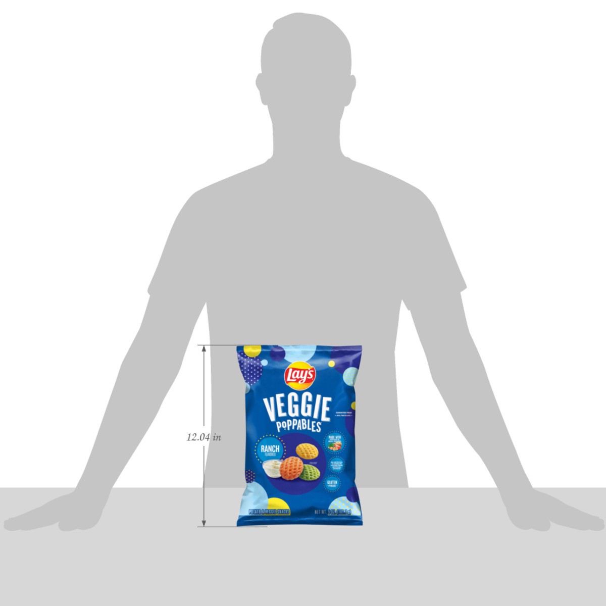 slide 9 of 9, Lay's Veggie Poppables Potato & Veggie Snacks Ranch Flavored 5 Oz, 5 oz