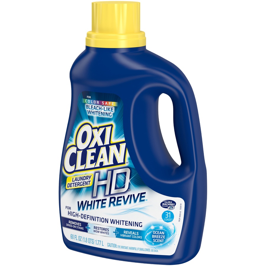 slide 3 of 3, Oxi-Clean White Revive Ocean Breeze Laundry Detergent, 60 fl oz