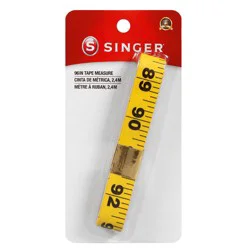 Singer Heavy-Duty Vinyl Tape Measure - Yellow