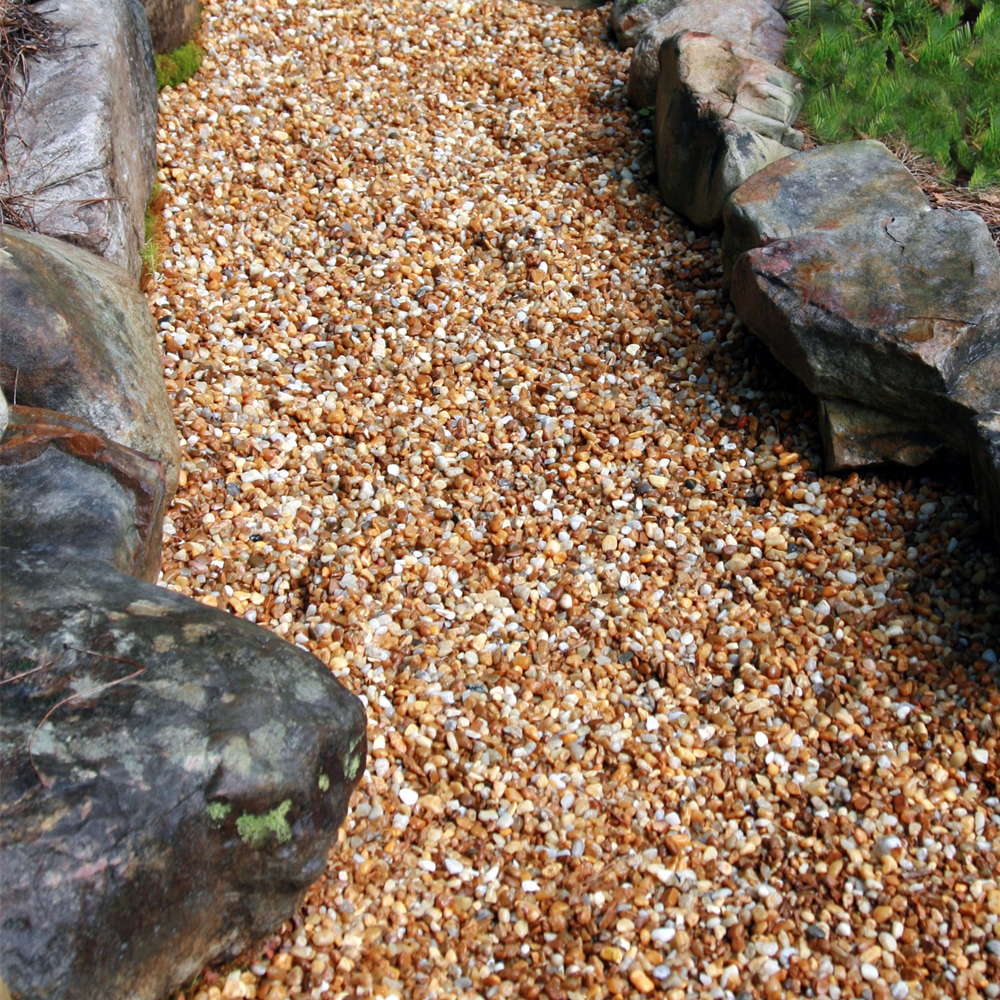 slide 5 of 5, EARTHESSENTIALS BY QUIKRETE Sand 0.5 cu ft Brown Pebbles (0.5 - 3-in), 1 ct