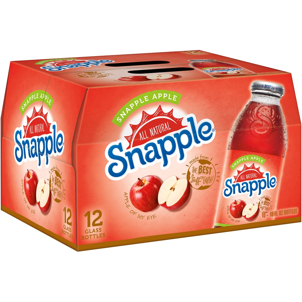 slide 2 of 3, Snapple Apple Juice Drink - 192 fl oz, 192 fl oz