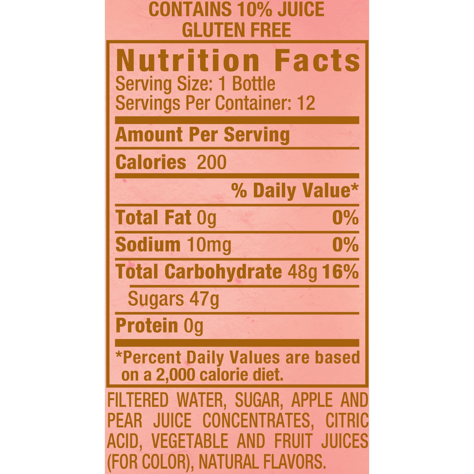 slide 3 of 3, Snapple Apple Juice Drink - 192 fl oz, 192 fl oz