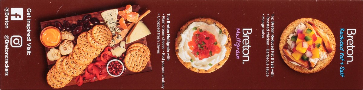 slide 4 of 13, Breton Dare Foods Breton Reduced Fat Salt Crackers, 8 oz