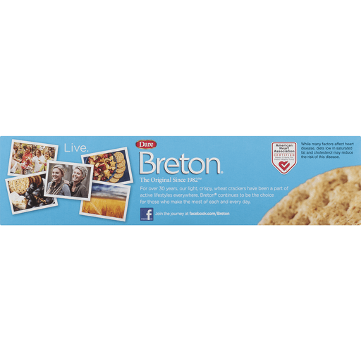 slide 8 of 9, Dare Foods Breton Reduced Fat Salt Crackers, 8 oz
