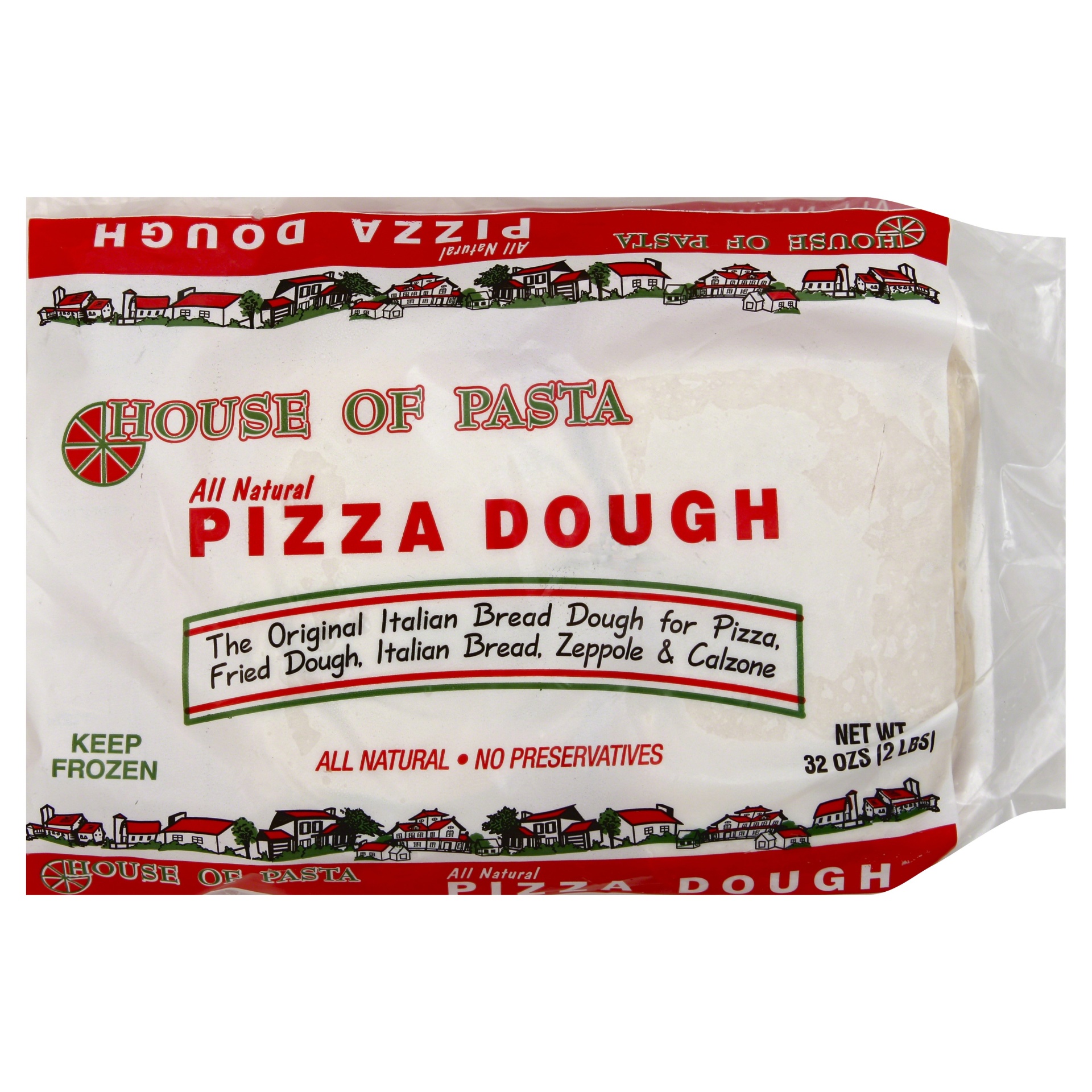 slide 1 of 5, House of Pasta Pizza Dough, 2 lb