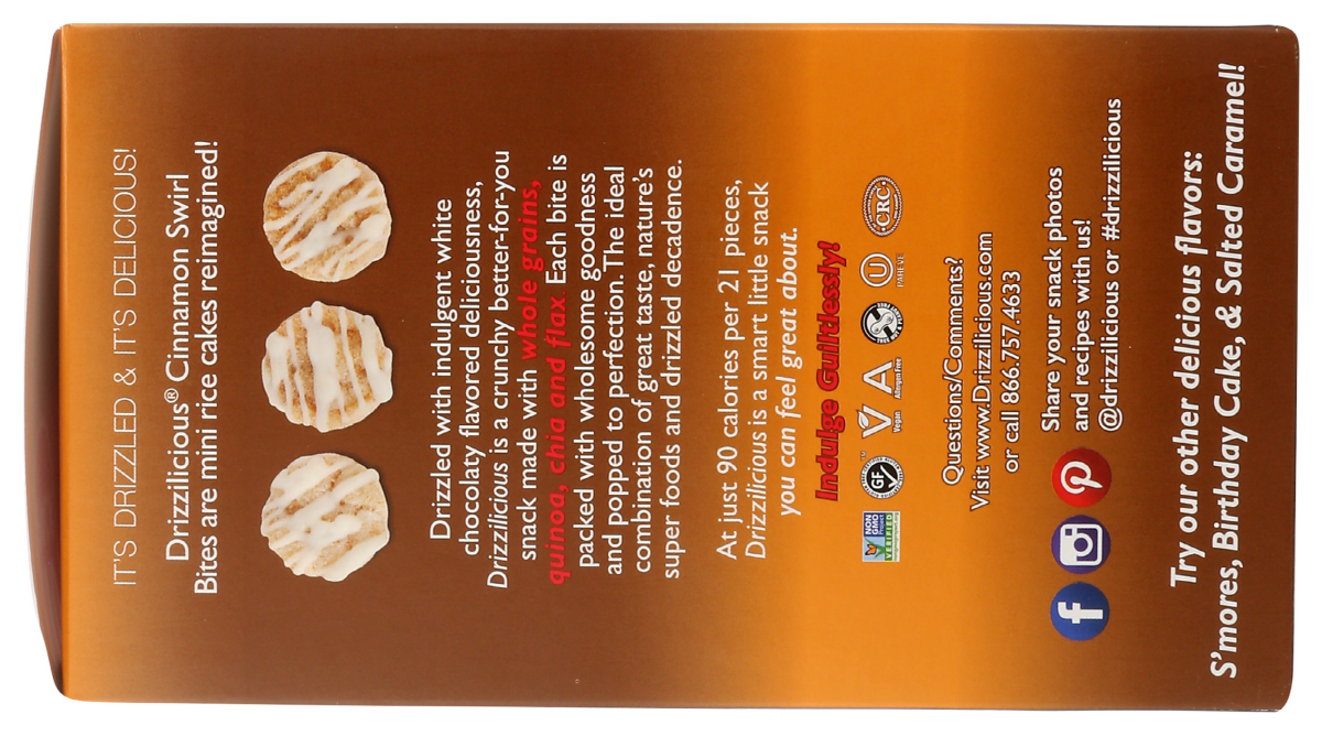 slide 2 of 2, Drizzilicious Cinnamon Swirl, 7.4 oz