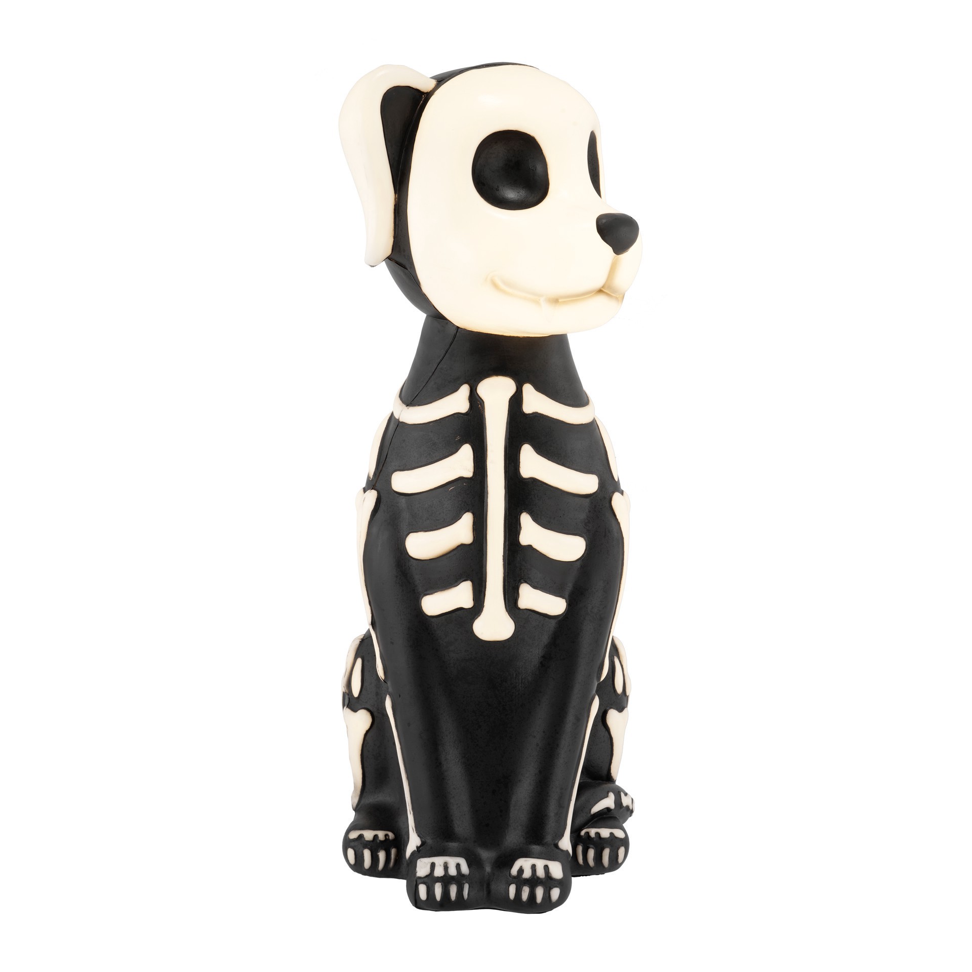 slide 3 of 4, 23.5" Led Lighted Skeleton Dog Blow Mold By Ashland, 23.5 in