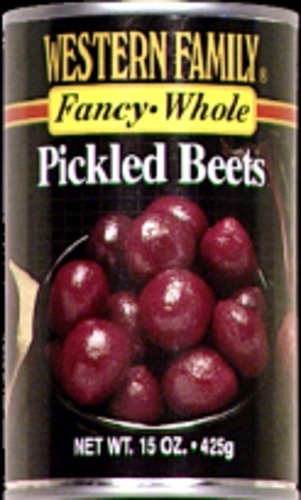 slide 1 of 1, Western Family Fancy Whole Pickled Beets, 15 oz