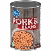 slide 1 of 1, Kroger Extra Fancy Pork & Beans, 16 oz