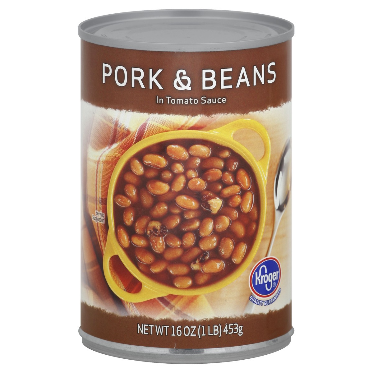 slide 2 of 7, Kroger Extra Fancy Pork & Beans, 16 oz