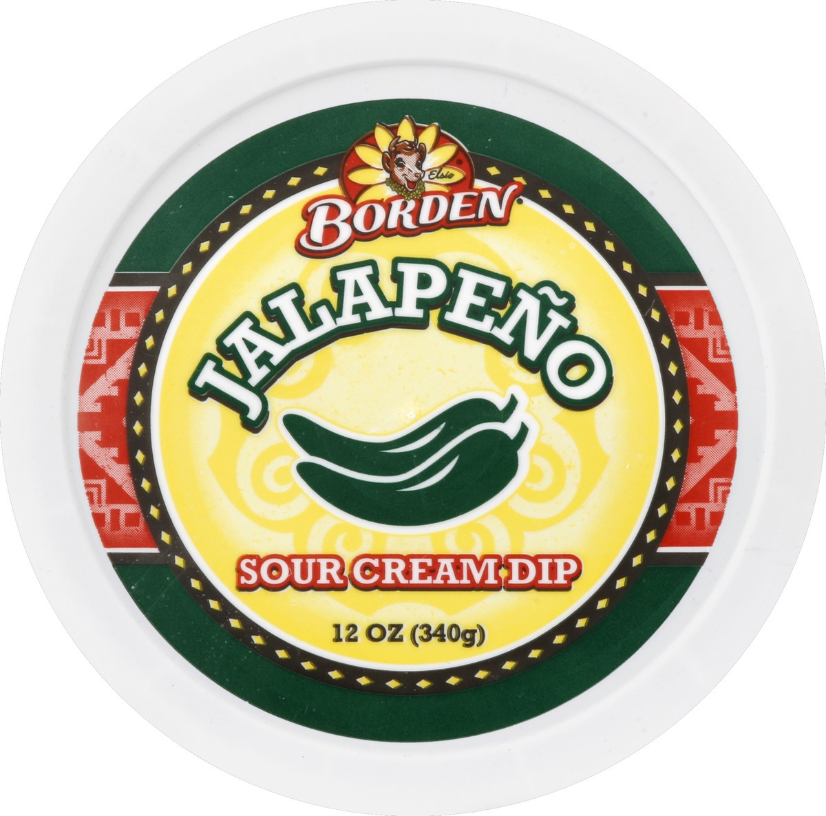 slide 2 of 3, Borden Jalapeno Sour Cream Dip, 12 oz