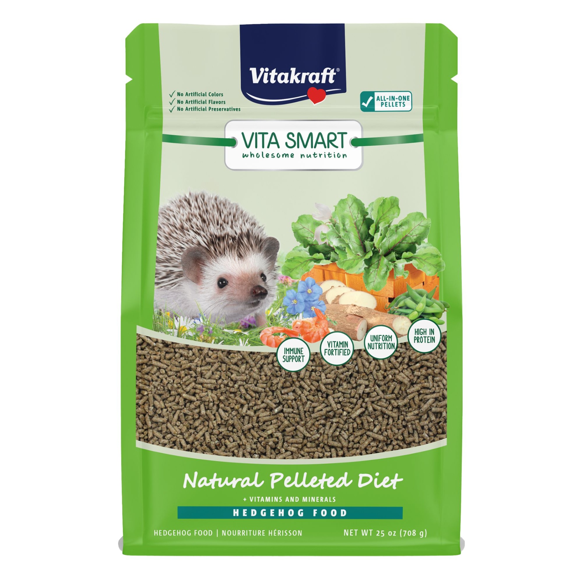 slide 1 of 1, Vitakraft VitaSmart High-Protein Insect Formula Hedgehog Food, 1.5 lb