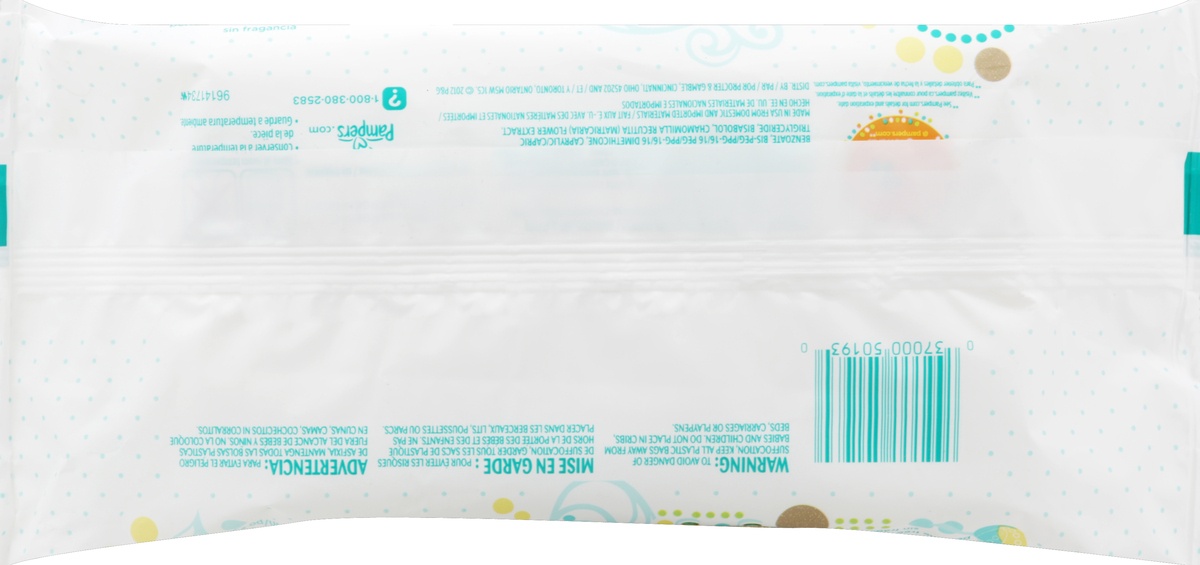 slide 6 of 7, Pampers Wipes, 64 ct