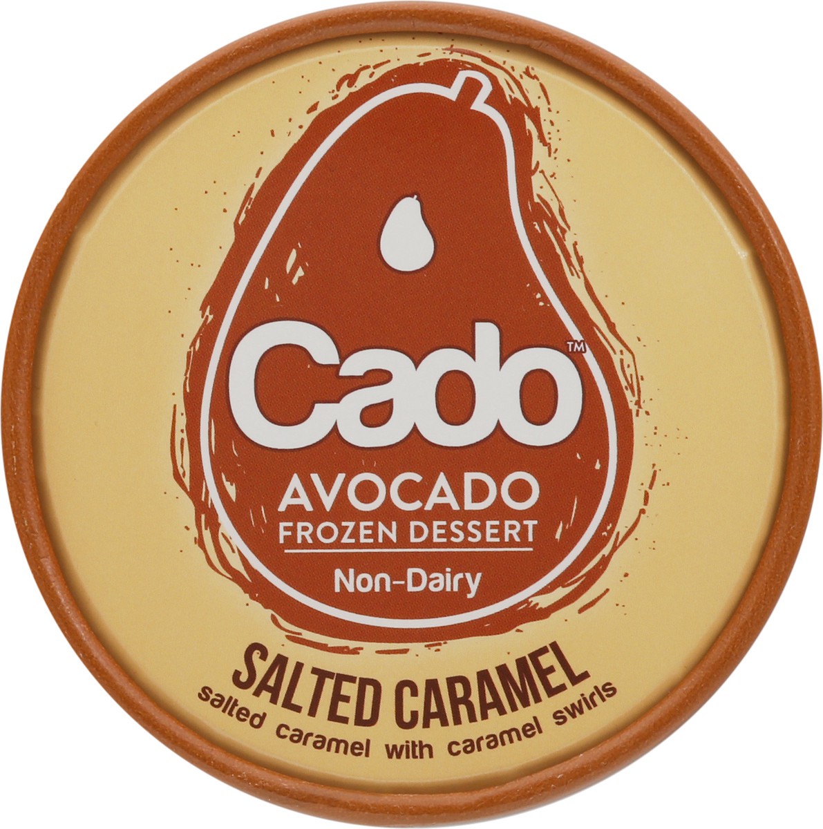slide 9 of 9, Cado Avocado Salted Caramel Ice Cream, 1 pint