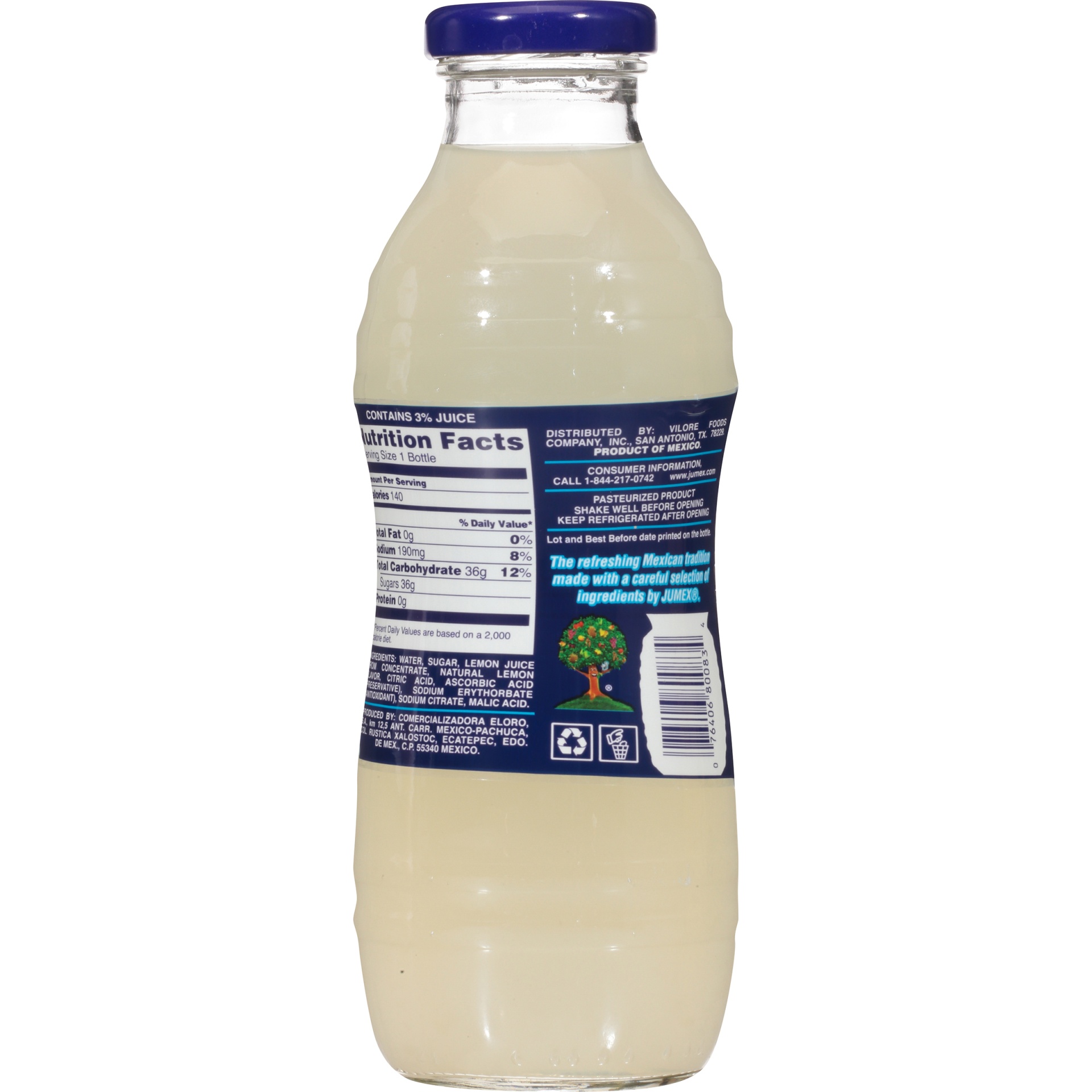 slide 6 of 6, Jumex Aguas Frescas Lemon Juice Drink - 15.21 fl oz, 15.21 fl oz