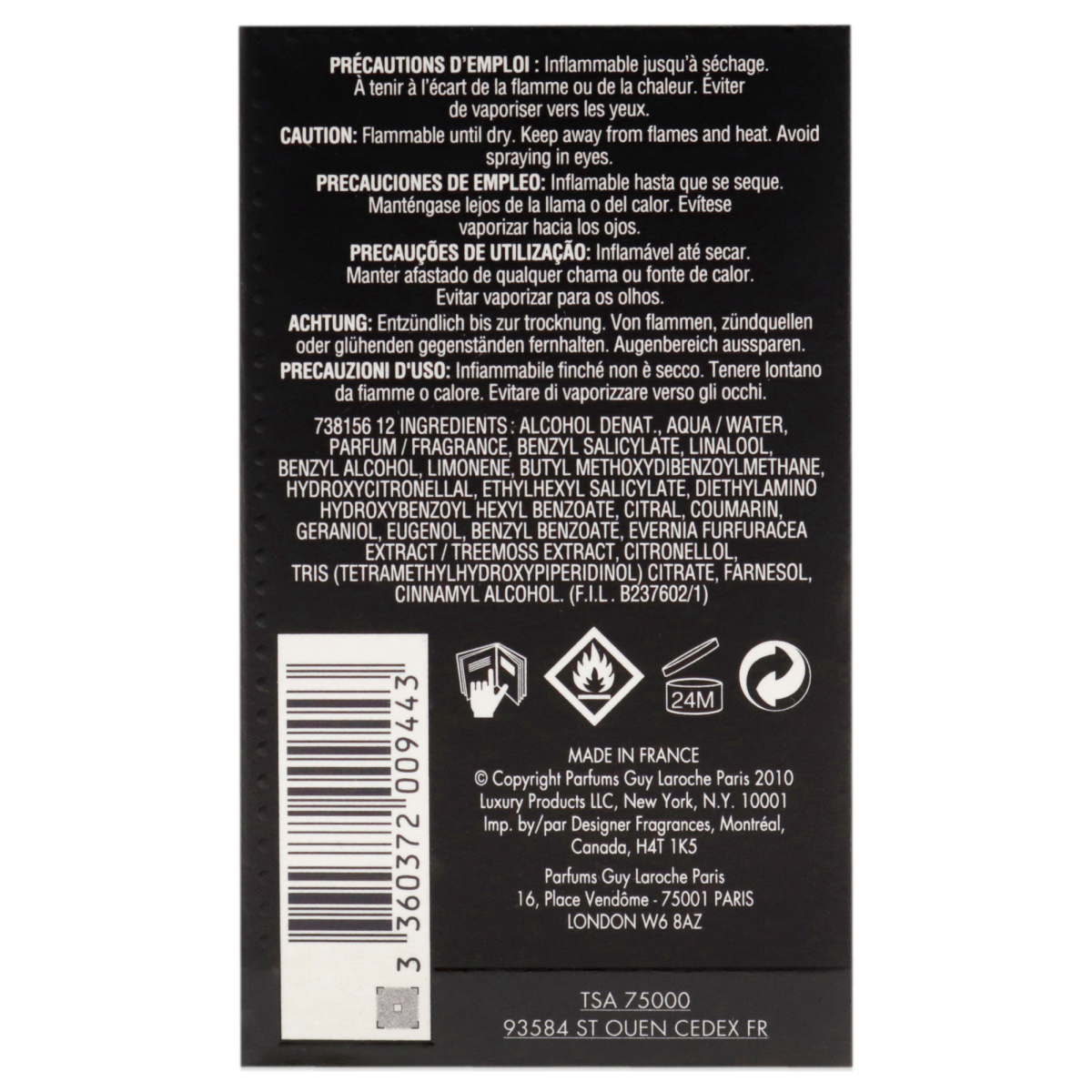 slide 2 of 2, Drakkar Noir Eau de Toilette 3.4 fl oz, 3.4 fl oz