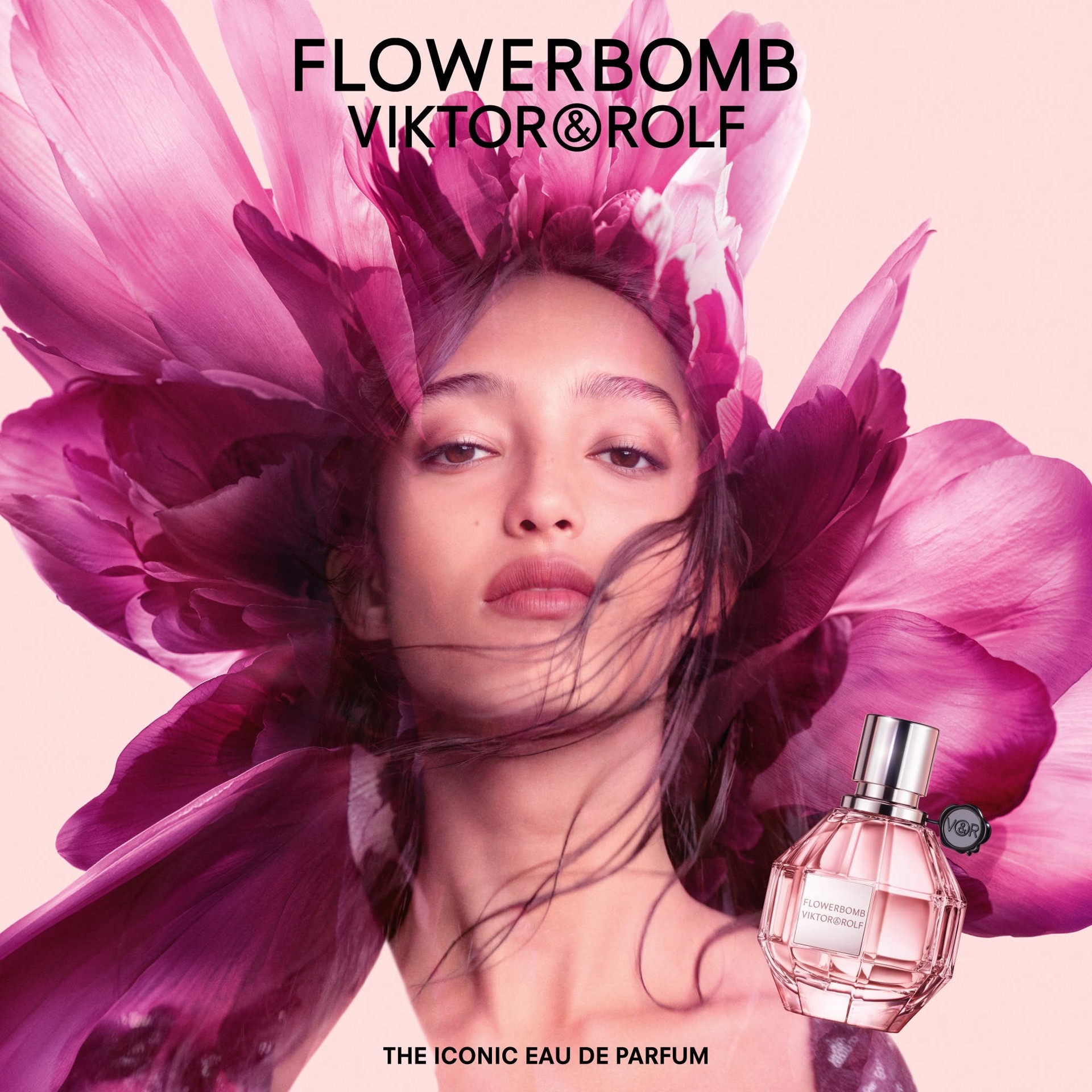 slide 5 of 7, Viktor&Rolf Flowerbomb Eau de Parfum with Vanilla & Jasmine 3.4 oz/ 100 mL,