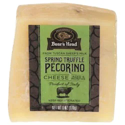 Boar's Head Spring Truffle Pecorino Cheese