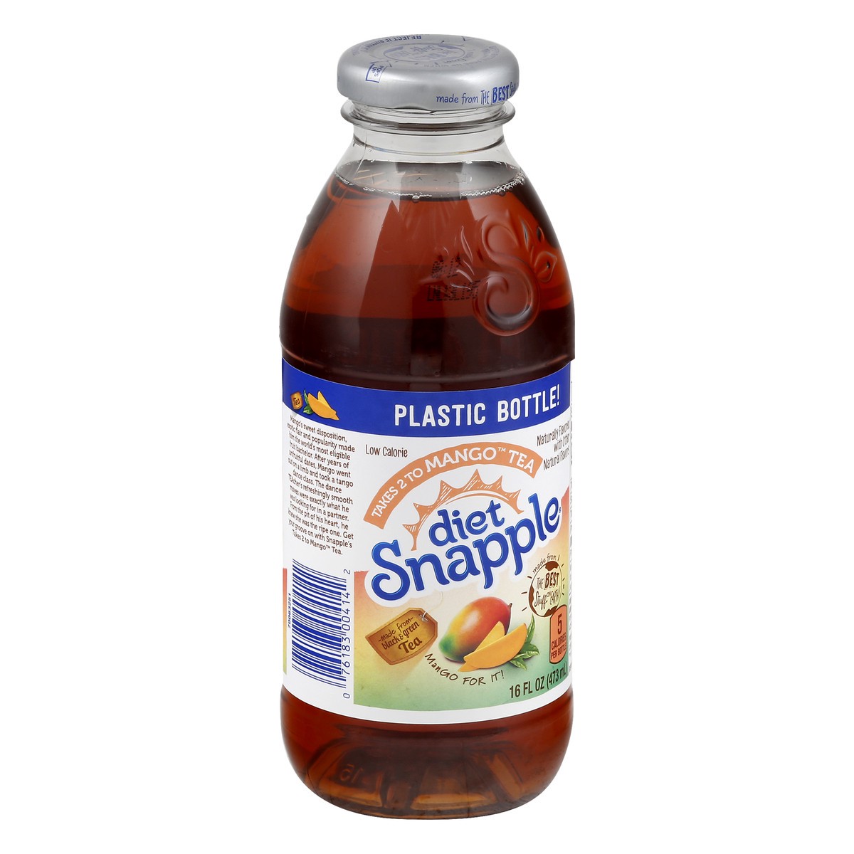 slide 6 of 11, Snapple Diet Mango Tea - 16 oz, 16 fl oz