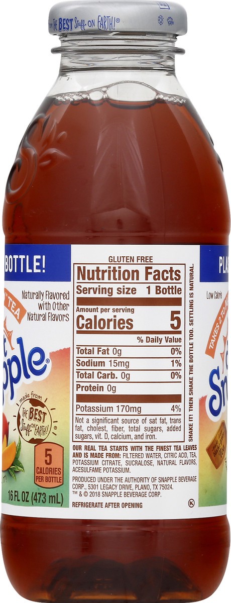 slide 5 of 11, Snapple Diet Mango Tea - 16 oz, 16 fl oz