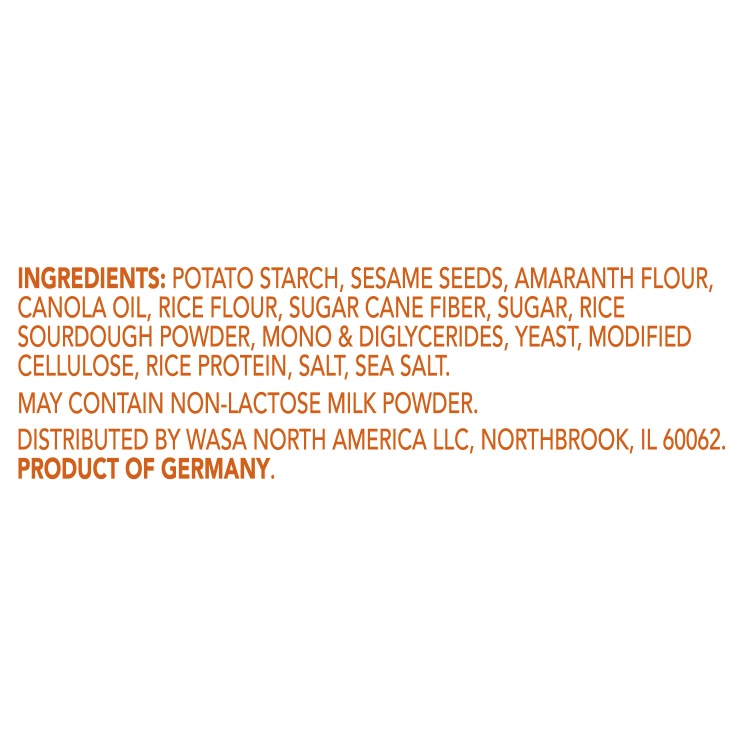 slide 4 of 8, Wasa Swedish Style Sesame & Sea Salt Crispbread 6.1 oz, 6.1 oz