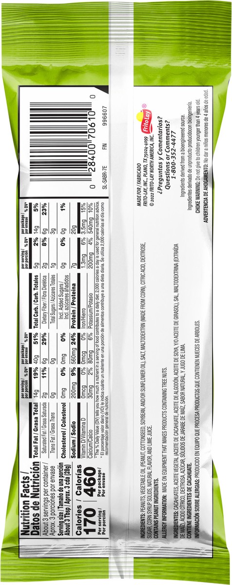slide 2 of 3, Sabritas Peanuts, 2.75 oz