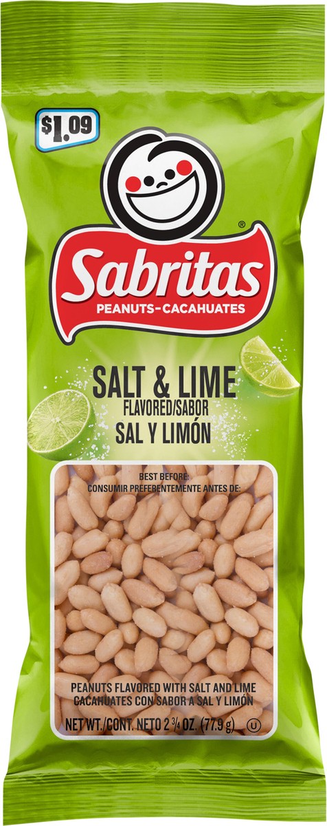 slide 3 of 3, Sabritas Peanuts, 2.75 oz
