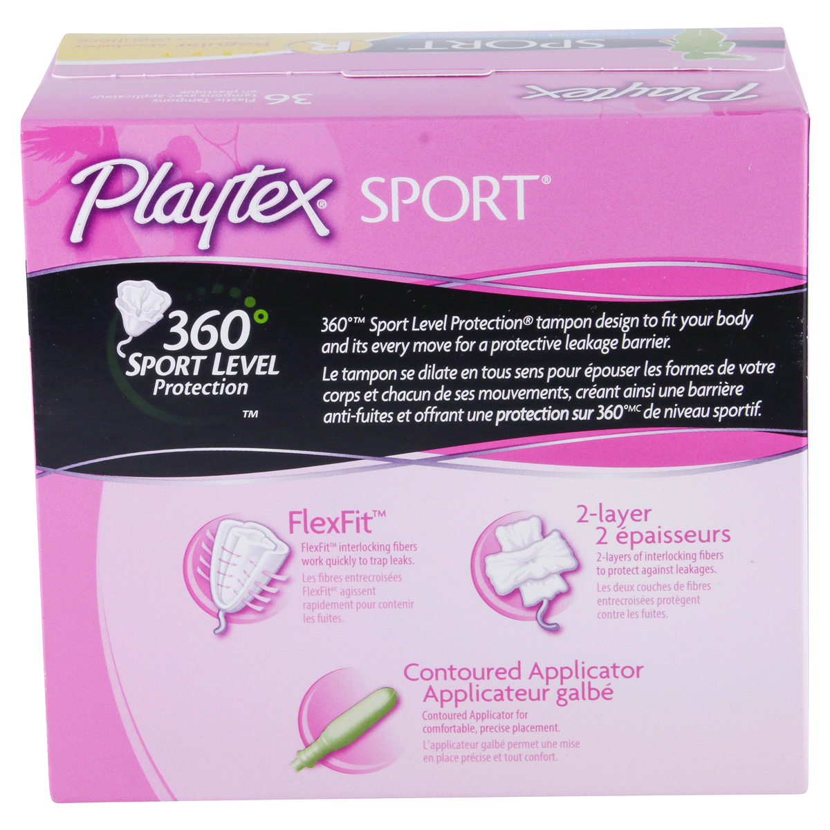 slide 4 of 6, Playtex Sport Regular Unscented Tampons, 36 ct