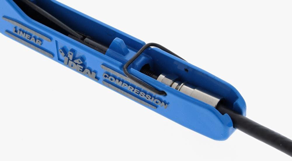 slide 5 of 6, IDEAL 50 -Pack Brass Compression F-connector, 1 ct