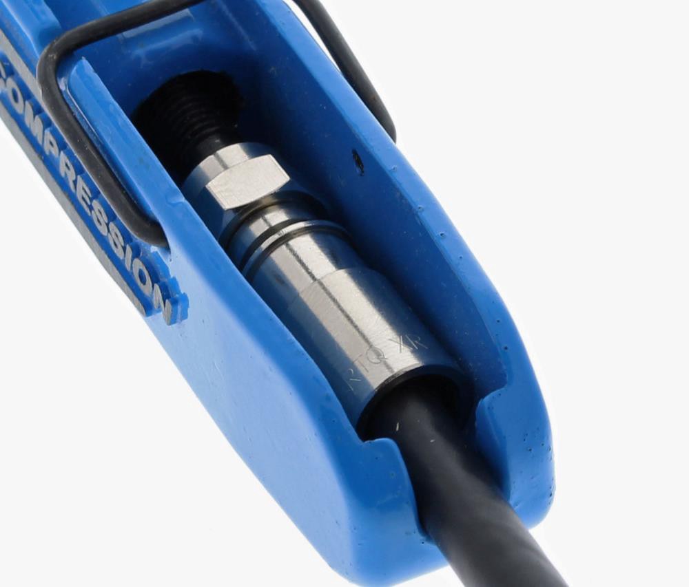 slide 6 of 6, IDEAL 50 -Pack Brass Compression F-connector, 1 ct