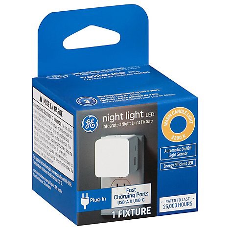 slide 1 of 1, Ge Led Night Light Charging - 1 CT, 1 ct