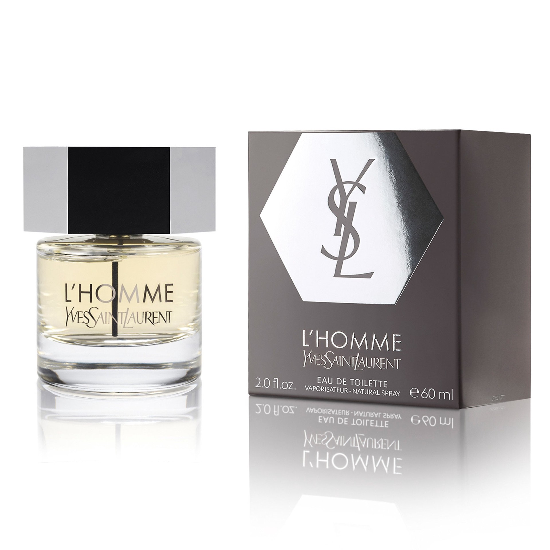 slide 2 of 2, Yves Saint Laurent L'Homme with Bergamot & Vetiver 2 oz/ 60 mL,