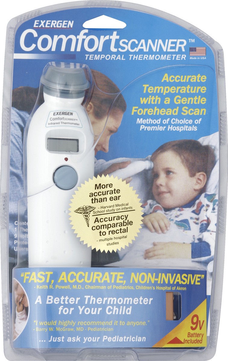 slide 3 of 3, Exergen Temporal Artery Thermometer, 1 ct