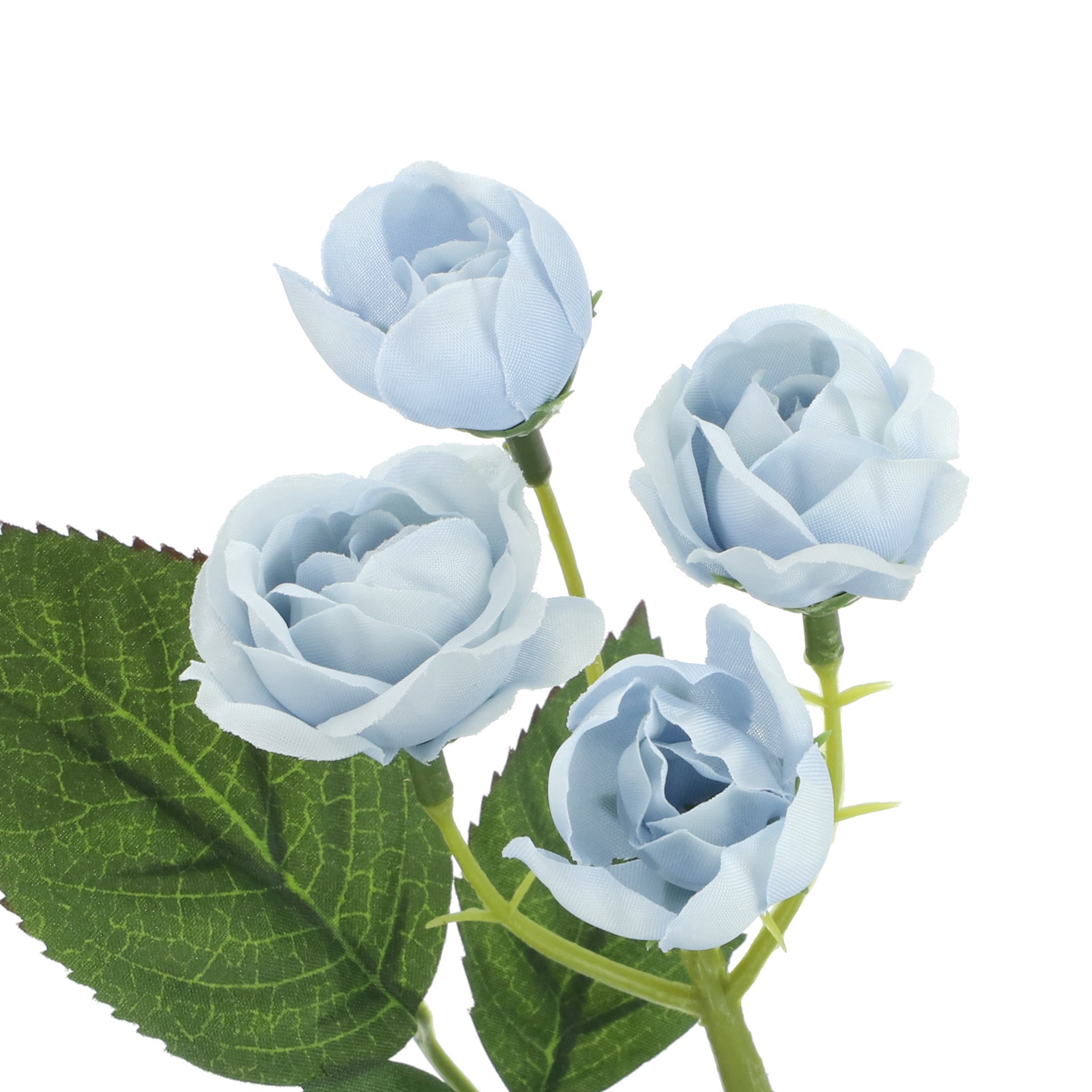 slide 3 of 3, 28" Light Blue Rose Stem by Ashland, 28 in