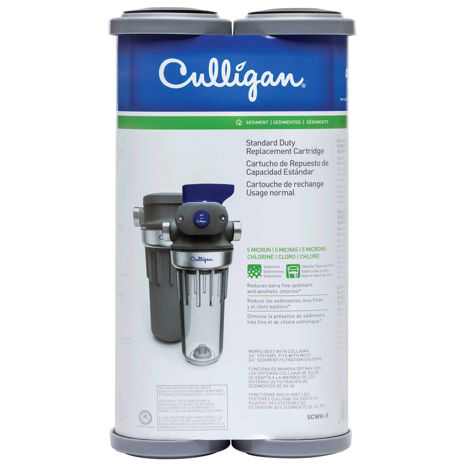slide 1 of 2, Culligan Universal Fit Standard Duty Water Filter Replacement Cartridge 1 ea, 1 ct