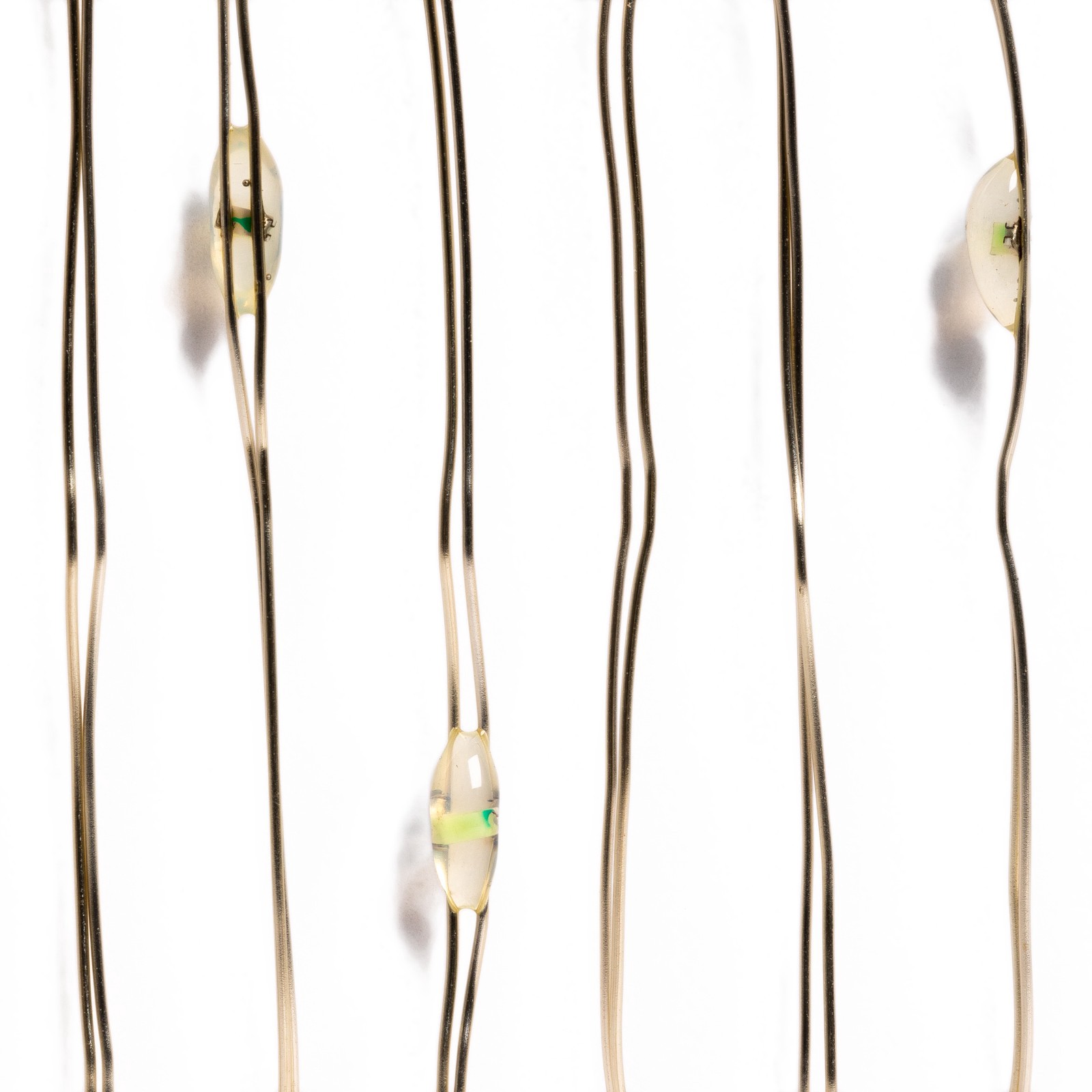 slide 3 of 4, 40ct. Turquoise Silver Wire Led String Lights By Ashland, 40 ct