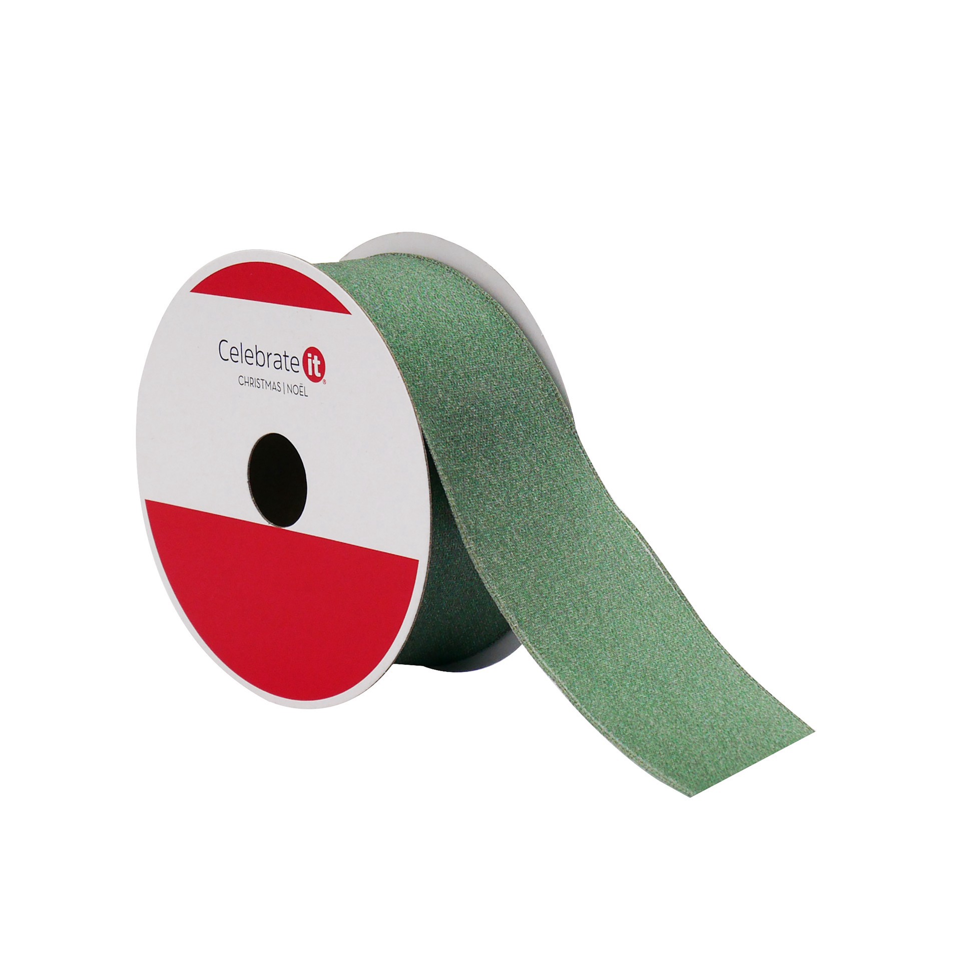 slide 3 of 3, 1.5" X 30ft. Sage Wired Sateen Ribbon By Celebrate It, 1.5 in x 30 ft