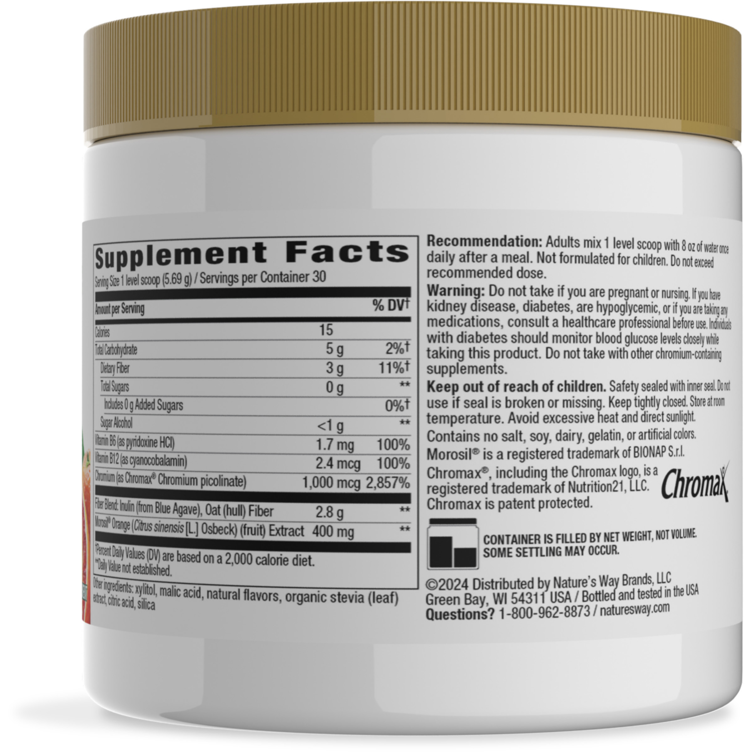 slide 3 of 4, Nature's Way No Sugar Added Drink Mix Mixed Fruit Flavored Weight Manager 6 oz, 6 oz