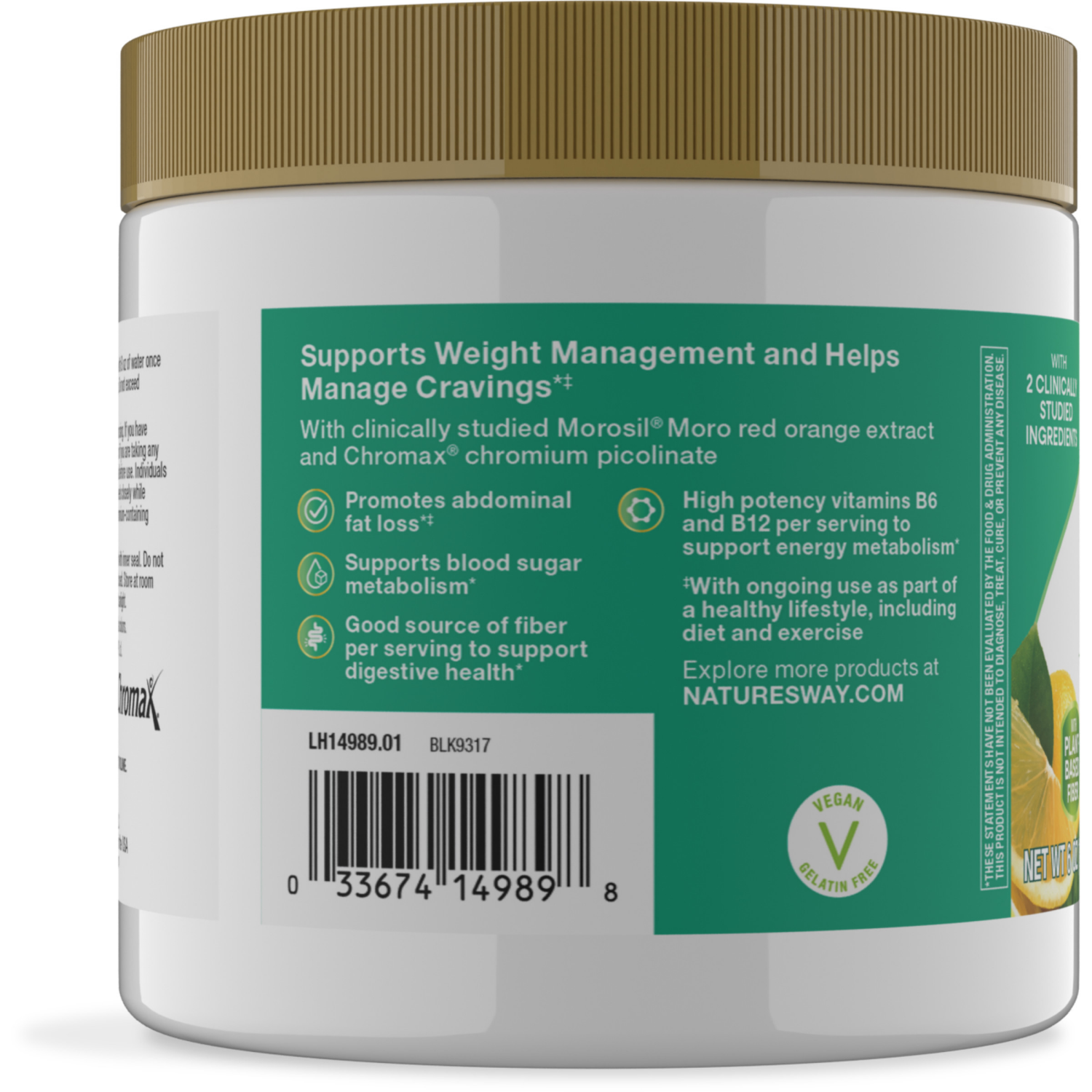 slide 2 of 3, Nature's Way Drink Mix Zesty Citrus Flavored Weight Manager 6 oz, 6 oz