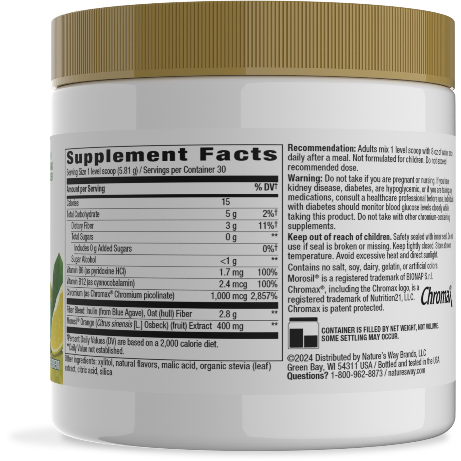 slide 3 of 3, Nature's Way Drink Mix Zesty Citrus Flavored Weight Manager 6 oz, 6 oz