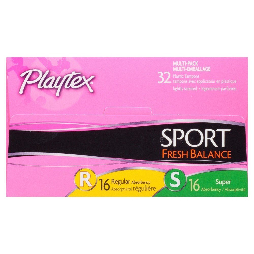 Playtex Sport Fresh Balance Regularsuper Absorbency Tampons 16 Regular 16 Super 32 Ct Shipt 2647