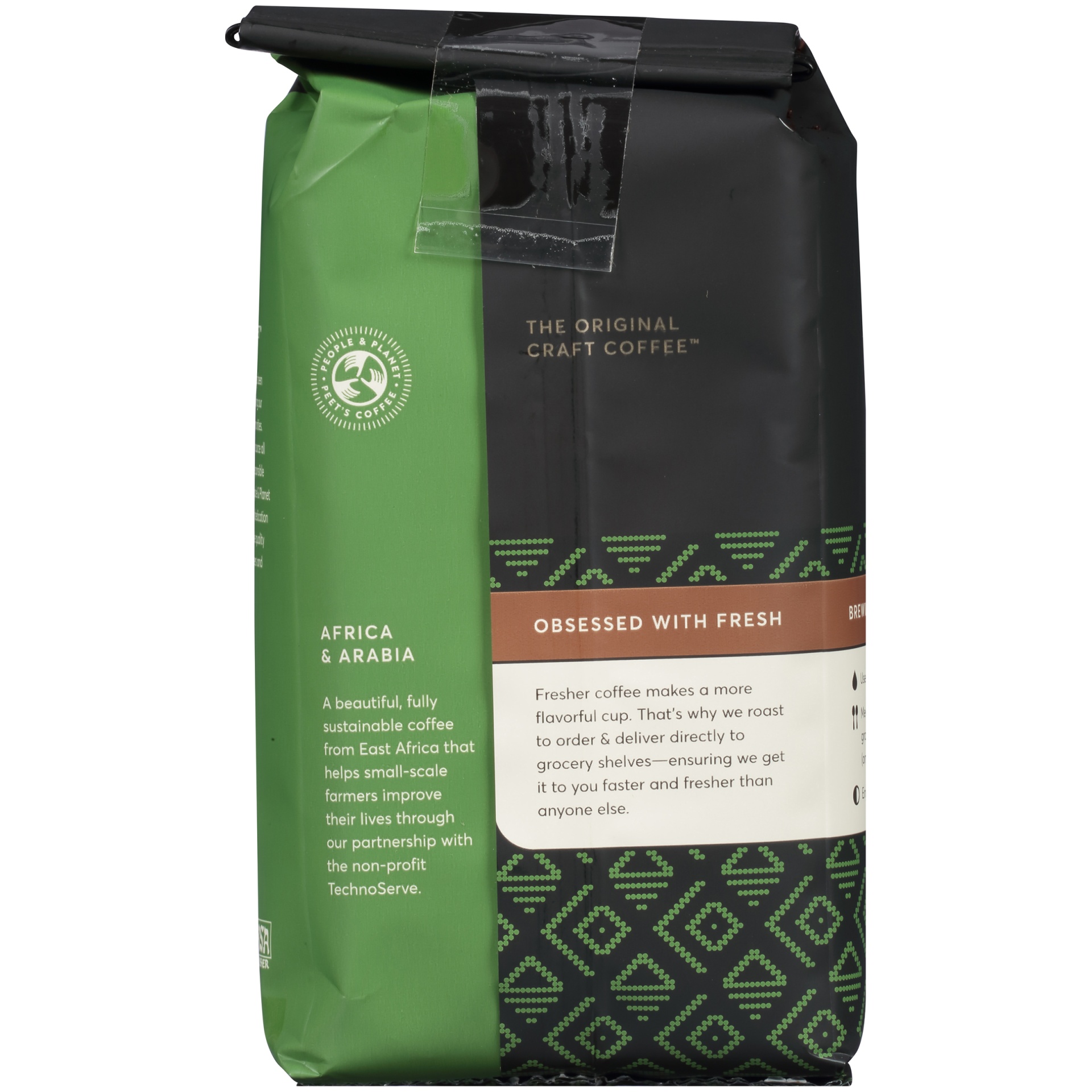 slide 6 of 6, Peet's Uzuri African Blend Dark Roast Ground Coffee - 10.5 oz, 10.5 oz