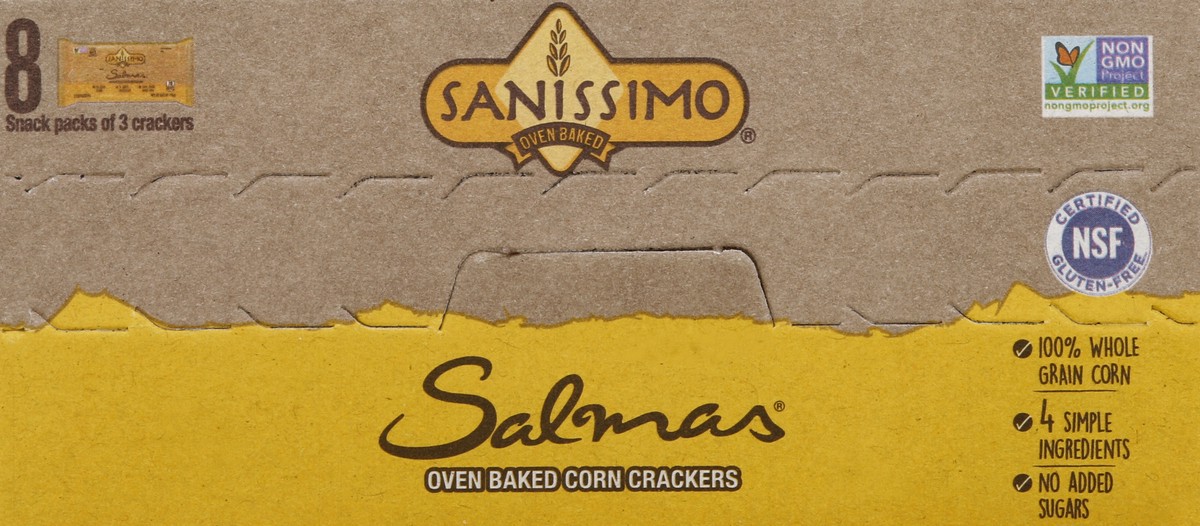 slide 6 of 6, Sanissimo Salmas  Salt Crackers, 5.04 oz