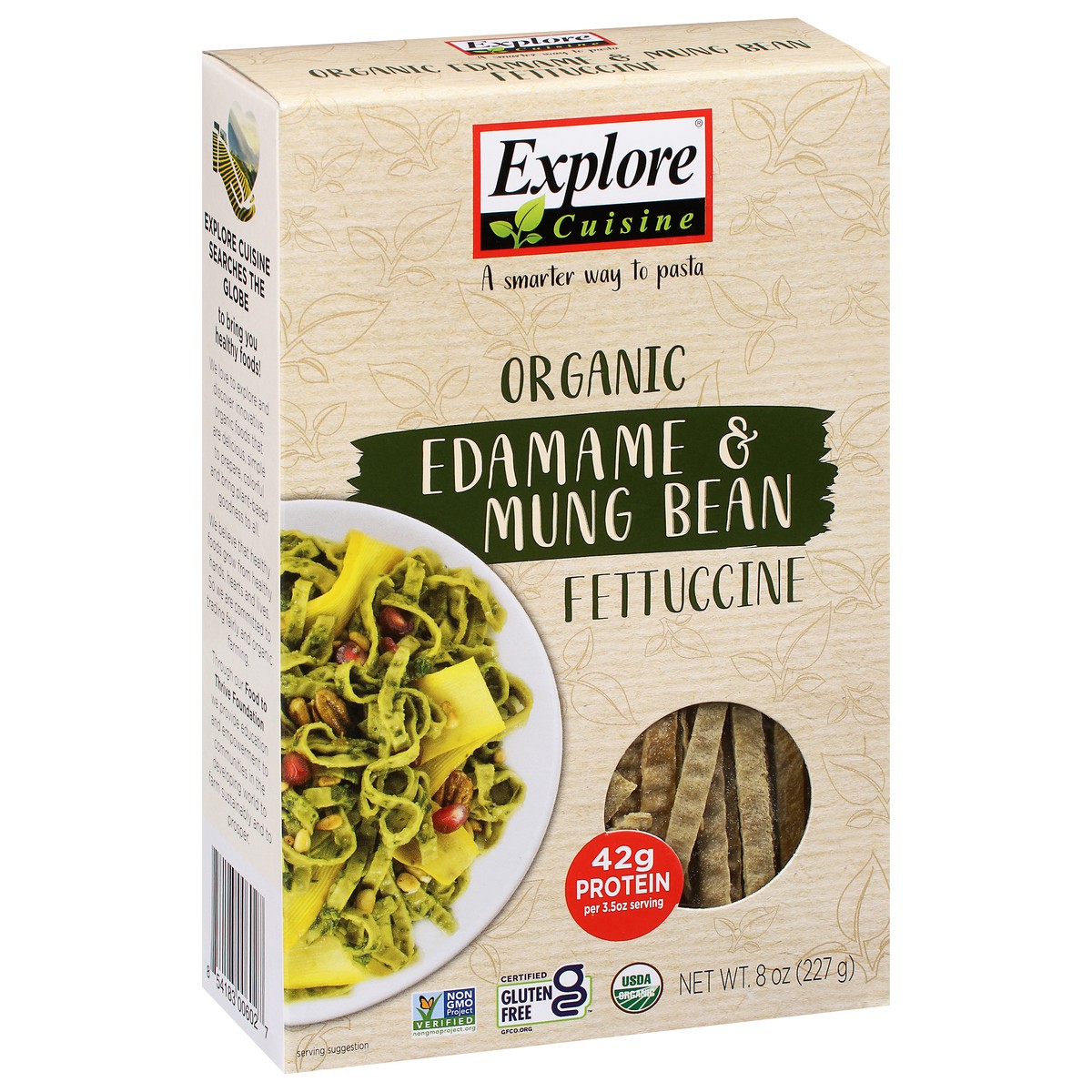 slide 6 of 9, Explore Cuisine Edamame Mung Bean Pa, 8 oz