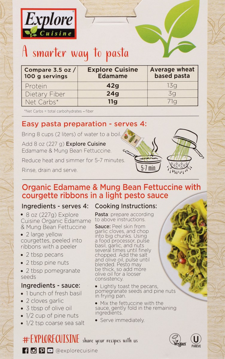 slide 3 of 9, Explore Cuisine Edamame Mung Bean Pa, 8 oz