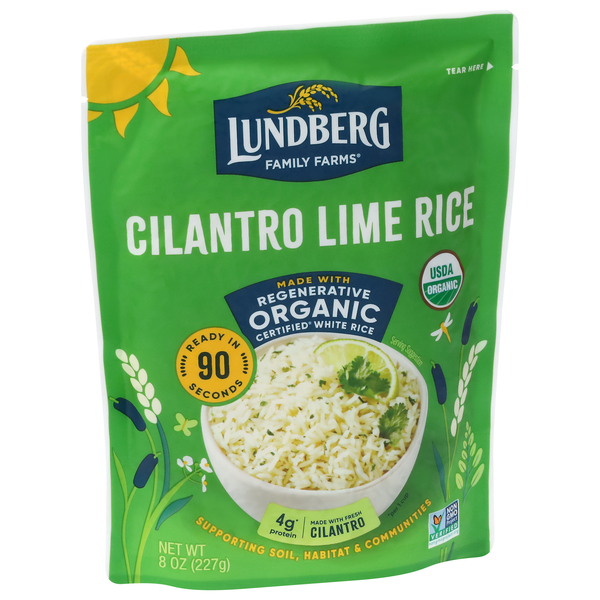 slide 1 of 1, Lundberg Family Farms Organic Cilantro Lime Rice 8 oz, 8 oz