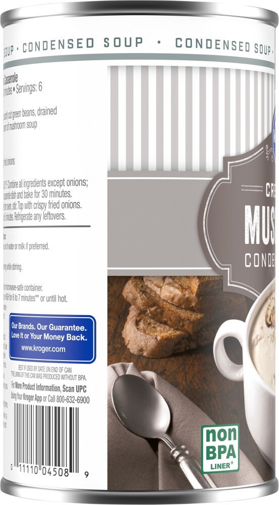 slide 4 of 4, Kroger Cream Of Mushroom Condensed Soup, 26 oz
