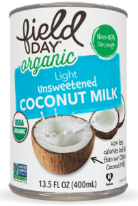 slide 1 of 1, Field Day Organic Coconut Milk; Light Unsweetened, 13.5 oz